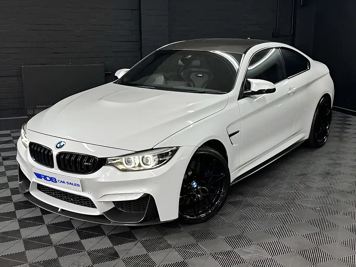 Used 2018 BMW M4 Competition Edition Package Mineral White - Interior and Exterior details 2