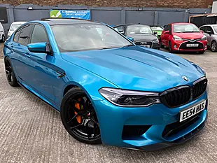 Used 2018 BMW M5 Blue - Interior and Exterior details 10