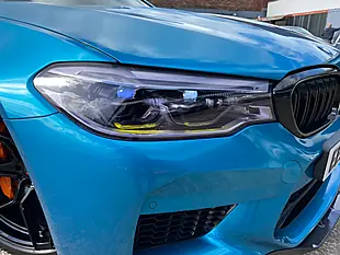 Used 2018 BMW M5 Blue - Interior and Exterior details 4