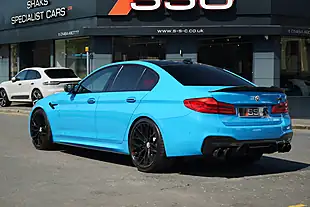 Used 2018 BMW M5 Marina Bay Blue - Interior and Exterior details 10