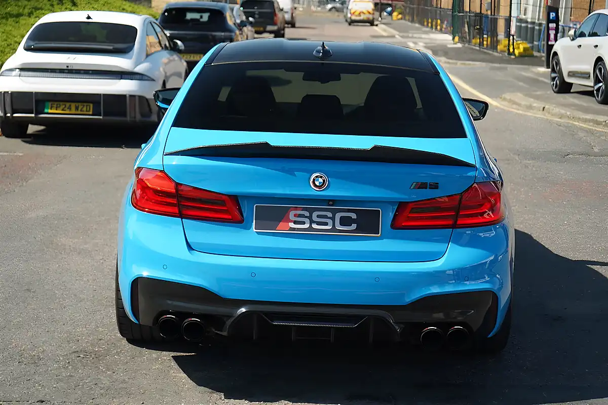 Used 2018 BMW M5 Marina Bay Blue - Interior and Exterior details 11