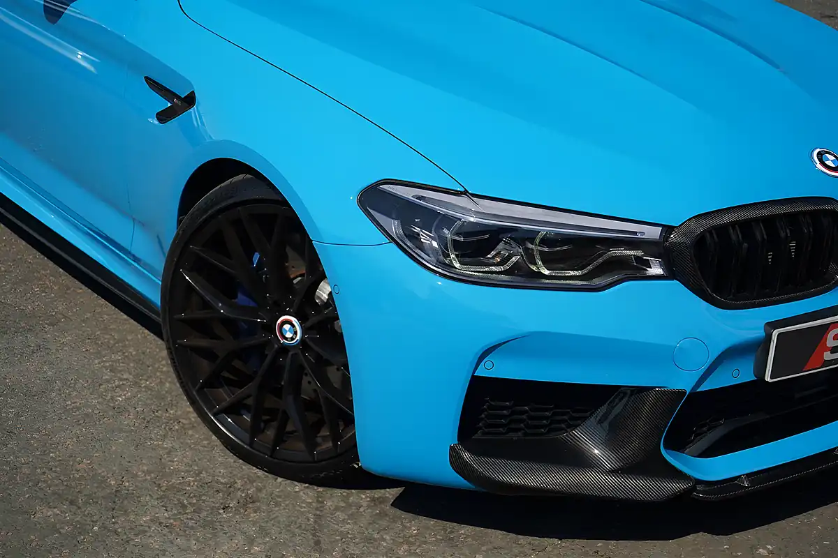 Used 2018 BMW M5 Marina Bay Blue - Interior and Exterior details 19