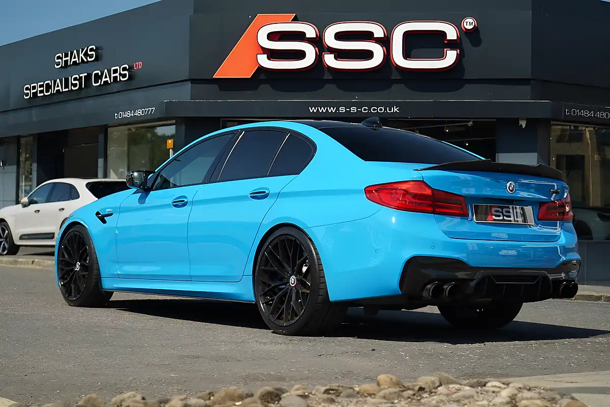 Used 2018 BMW M5 Marina Bay Blue - Interior and Exterior details 2