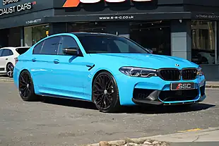 Used 2018 BMW M5 Marina Bay Blue - Interior and Exterior details 4