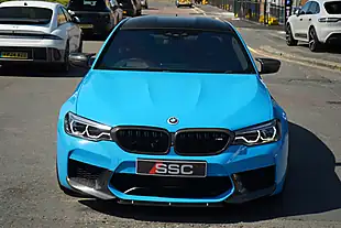 Used 2018 BMW M5 Marina Bay Blue - Interior and Exterior details 6