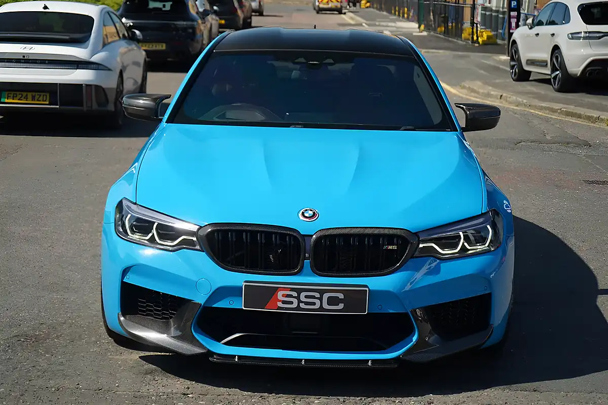 Used 2018 BMW M5 Marina Bay Blue - Interior and Exterior details 6