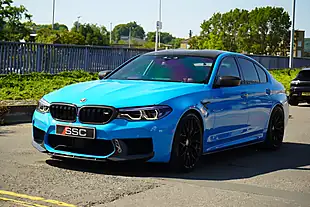 Used 2018 BMW M5 Marina Bay Blue - Interior and Exterior details 7