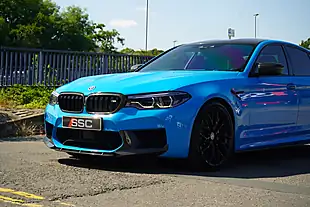 Used 2018 BMW M5 Marina Bay Blue - Interior and Exterior details 8