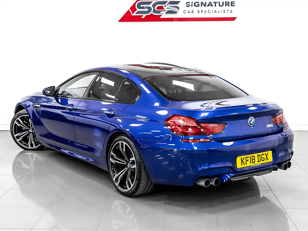 Used 2018 BMW M6 Gran Coupe San Marino Blue Metallic - Interior and Exterior details 10