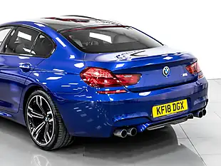 Used 2018 BMW M6 Gran Coupe San Marino Blue Metallic - Interior and Exterior details 12