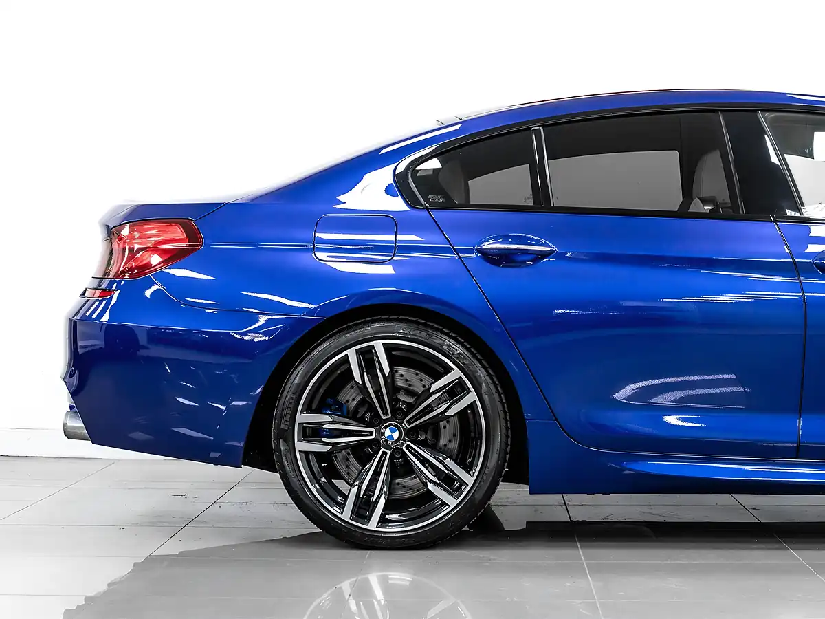 Used 2018 BMW M6 Gran Coupe San Marino Blue Metallic - Interior and Exterior details 13