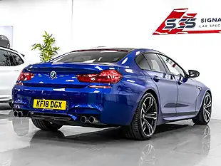 Used 2018 BMW M6 Gran Coupe San Marino Blue Metallic - Interior and Exterior details 5
