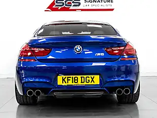 Used 2018 BMW M6 Gran Coupe San Marino Blue Metallic - Interior and Exterior details 7