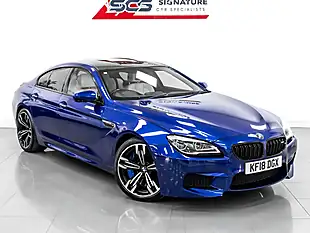 Used 2018 BMW M6 Gran Coupe San Marino Blue Metallic - Interior and Exterior details 9