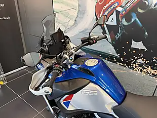 Used 2018 BMW R1250gs Adv Te Blue and White - Interior and Exterior details 16
