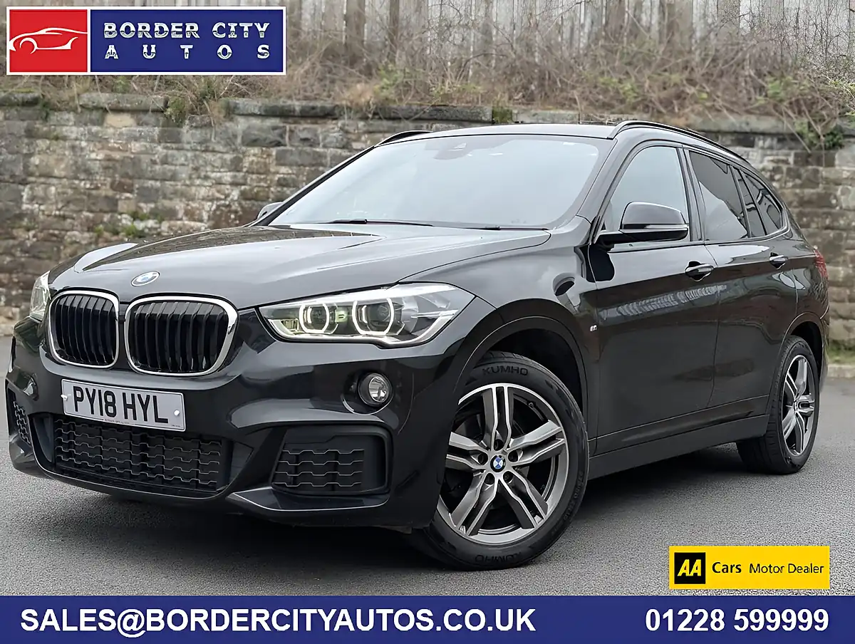 Used 2018 BMW X1 M Sport Black Sapphire - Front View