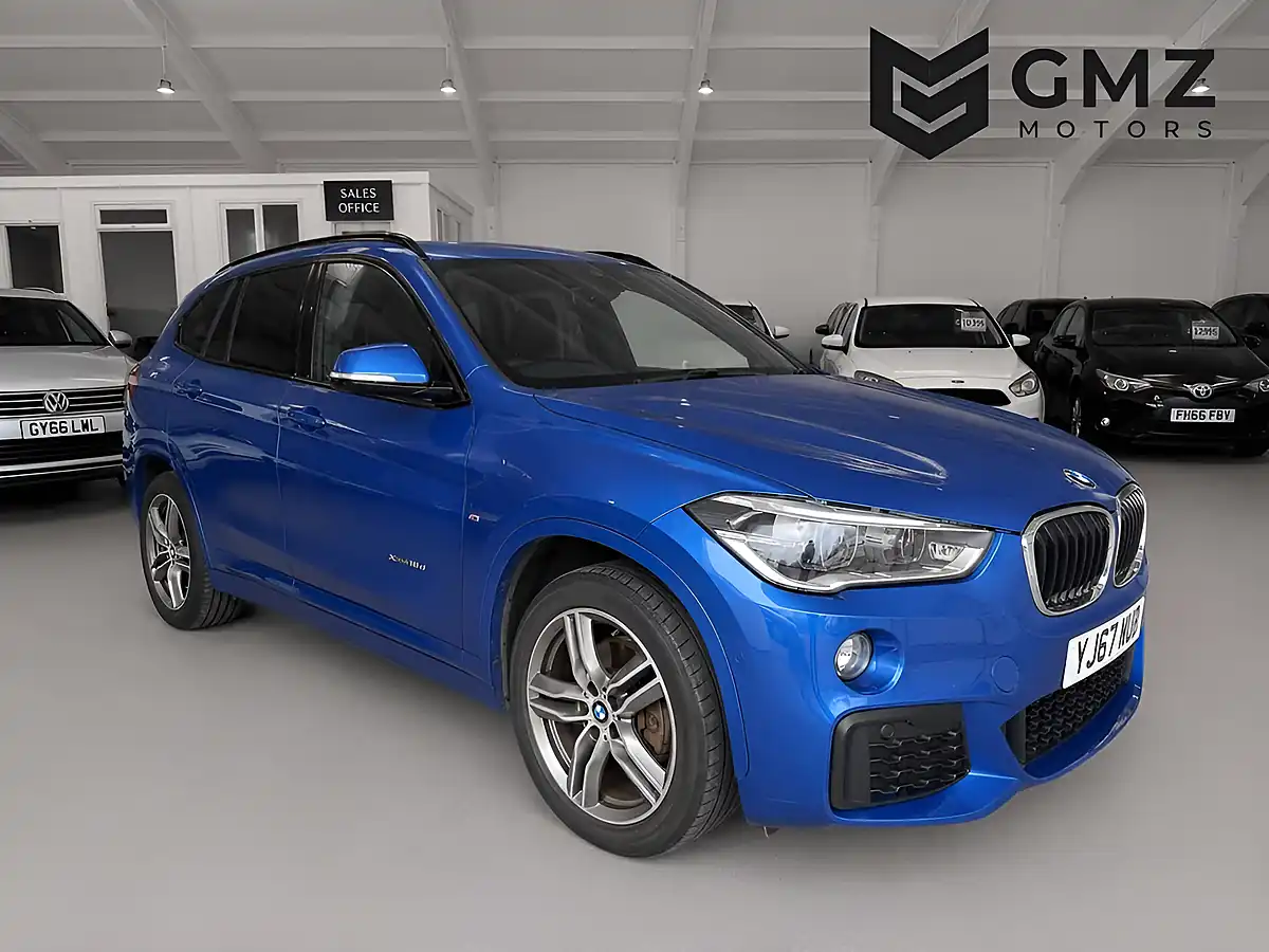 Used 2018 BMW X1 M Sport Blue - Front View