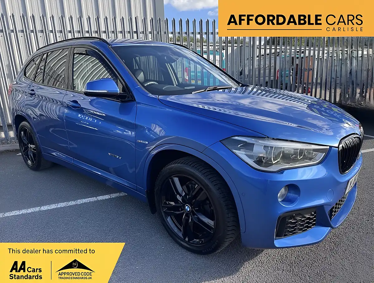 Used 2018 BMW X1 M Sport Xdrive Blue - Front View