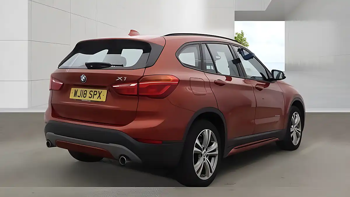 Used 2018 BMW X1 Sport Orange - Interior and Exterior details 4