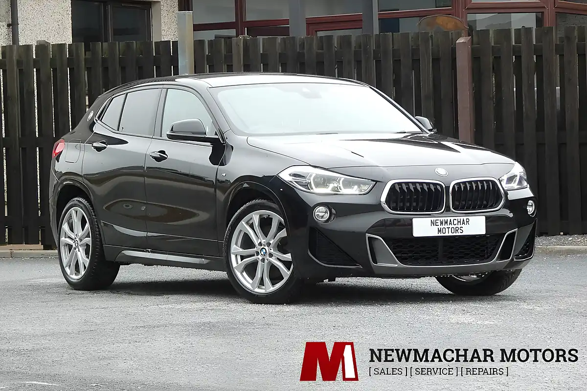 Used 2018 BMW X2 M Sport Black Sapphire Metallic Paint - Front View