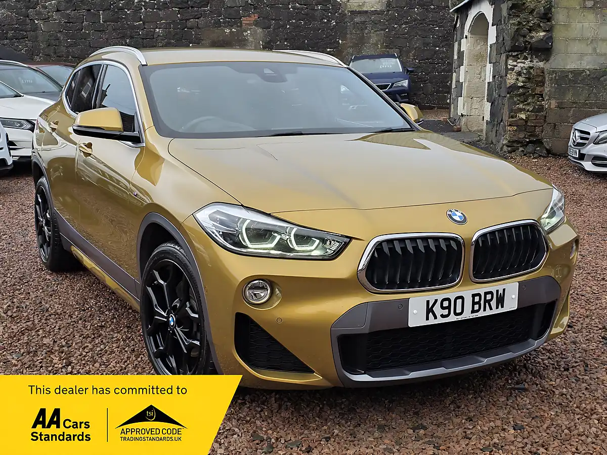 Used 2018 BMW X2 M Sport X Galvanic Gold Metallic - Front View