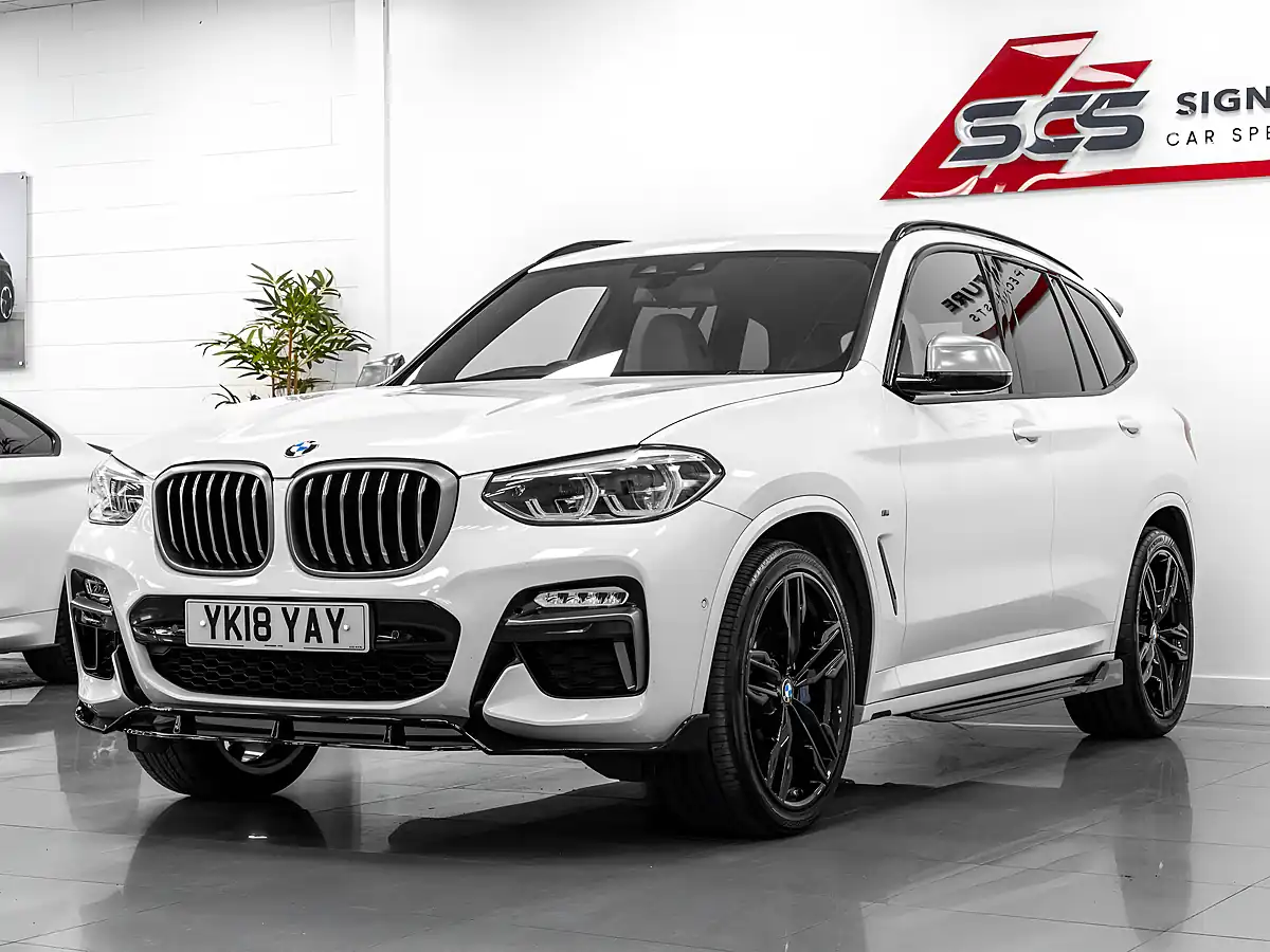 Used 2018 BMW X3 M Sport Alpine White - Front View