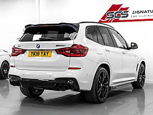 Used 2018 BMW X3 M Sport Alpine White - Interior and Exterior details 4