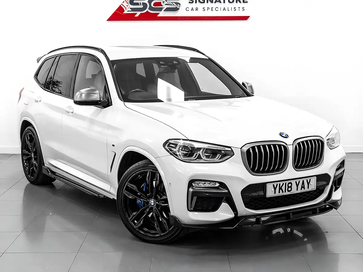 Used 2018 BMW X3 M Sport Alpine White - Interior and Exterior details 7