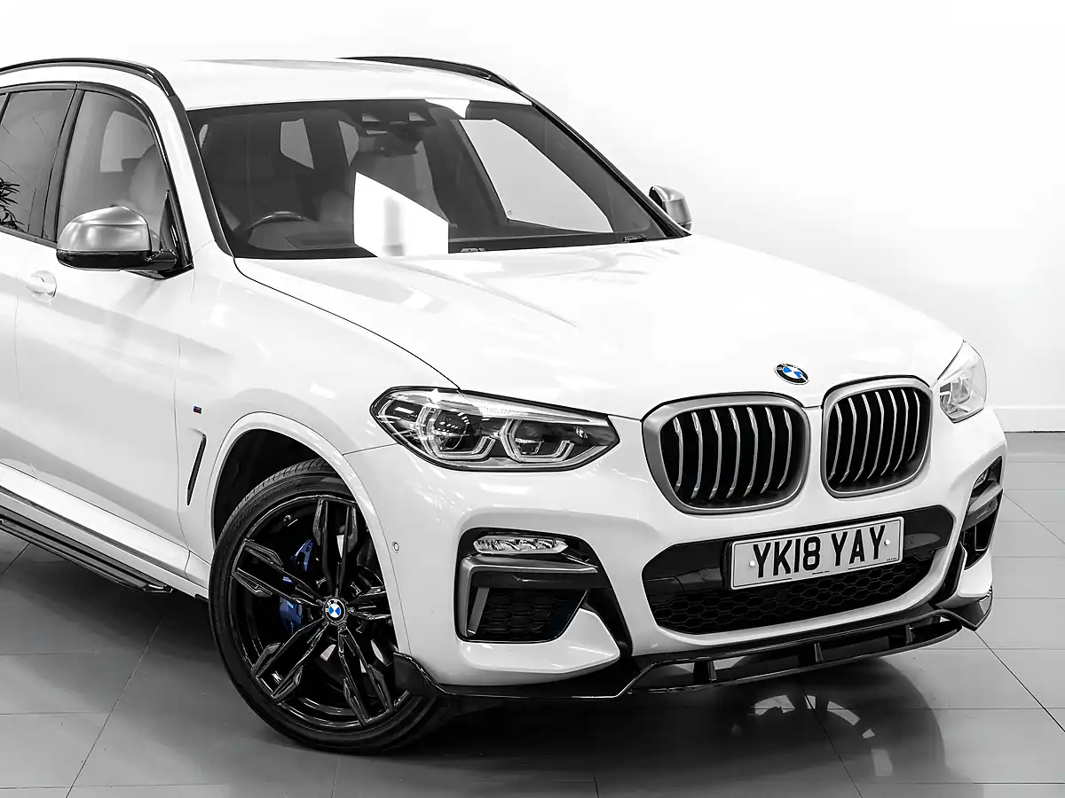 Used 2018 BMW X3 M Sport Alpine White - Interior and Exterior details 9