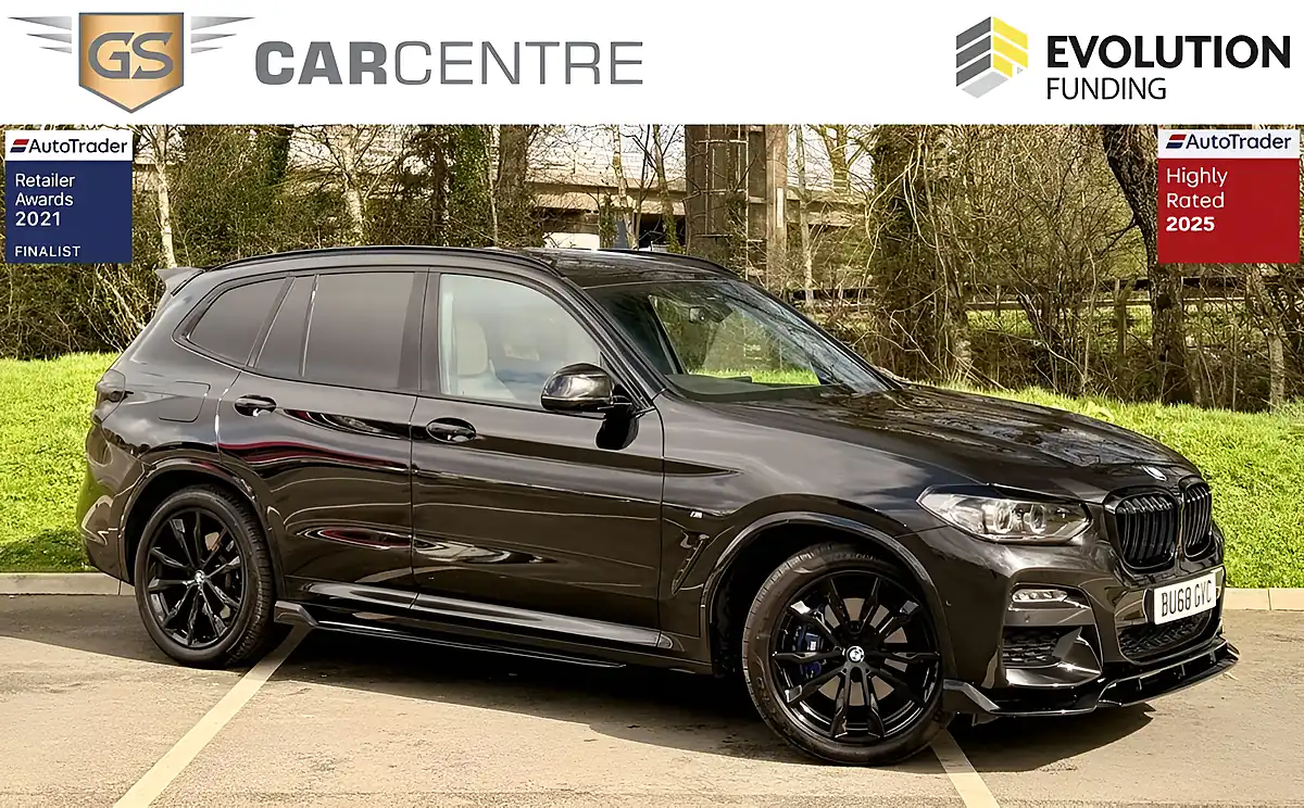 Used 2018 BMW X3 M Sport Black - Front View