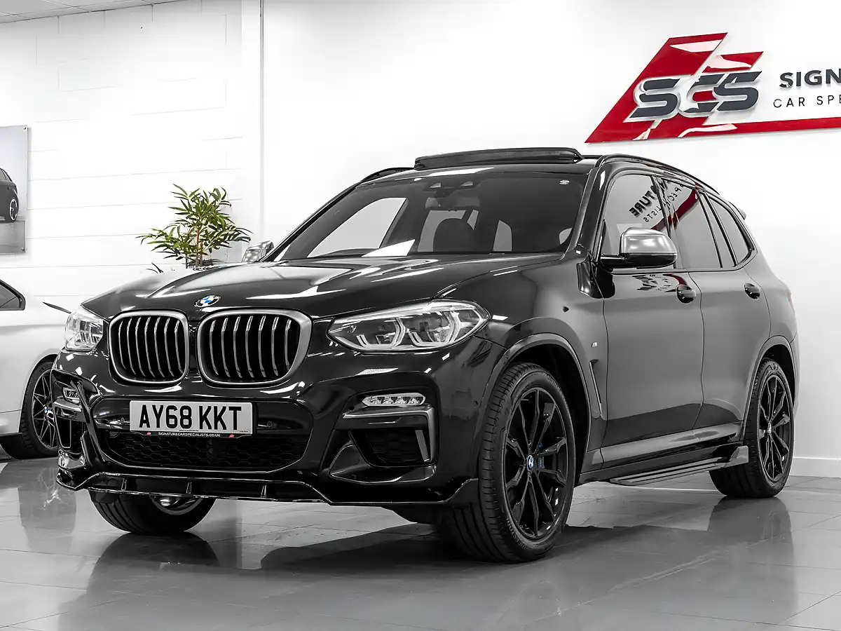 Used 2018 BMW X3 M Sport Black Sapphire - Front View