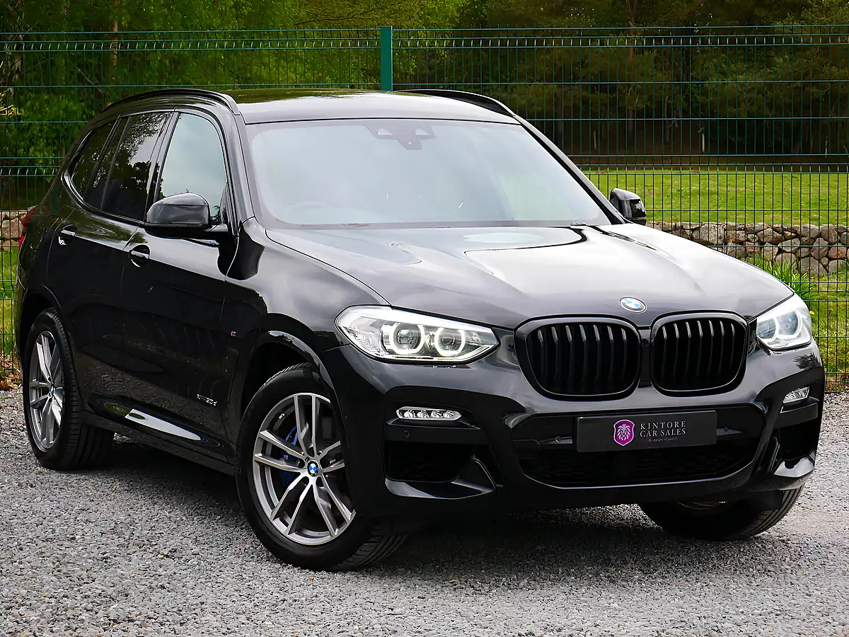 Used 2018 BMW X3 M Sport Black Sapphire - Front View