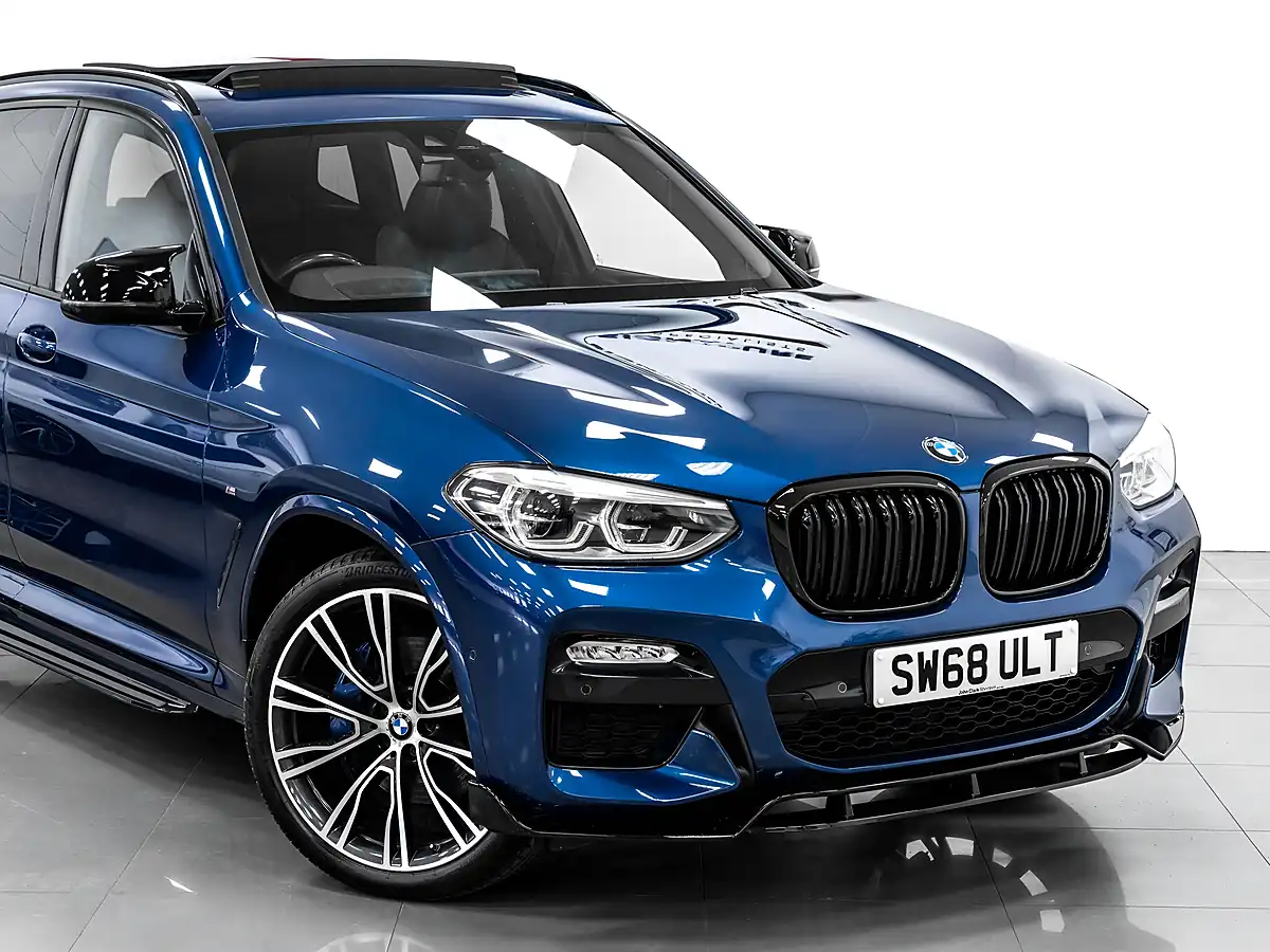 Used 2018 BMW X3 M Sport Blue - Interior and Exterior details 10