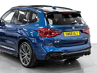 Used 2018 BMW X3 M Sport Blue - Interior and Exterior details 11