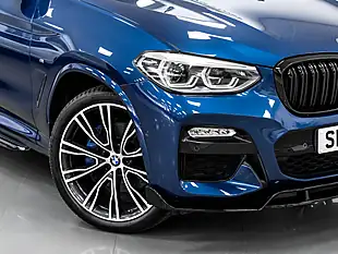 Used 2018 BMW X3 M Sport Blue - Interior and Exterior details 12