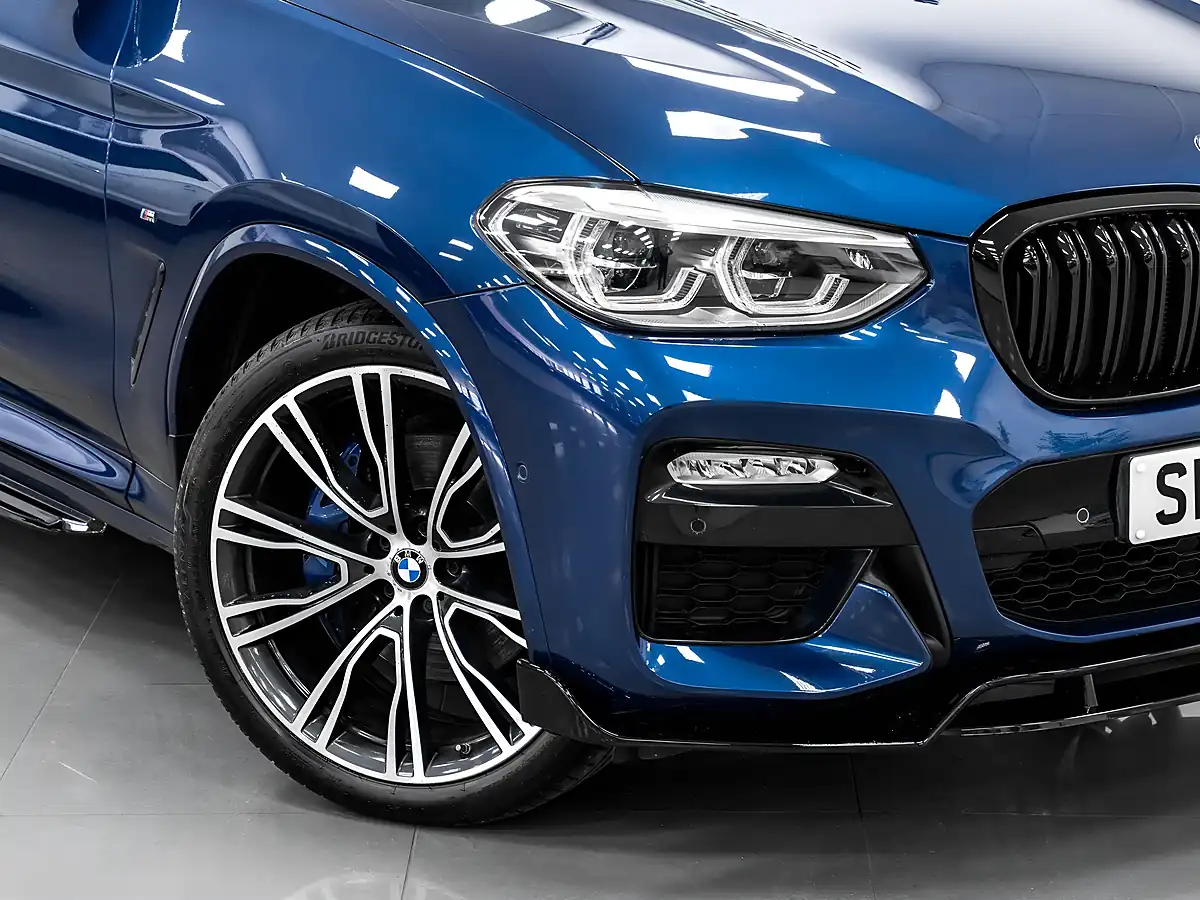 Used 2018 BMW X3 M Sport Blue - Interior and Exterior details 12
