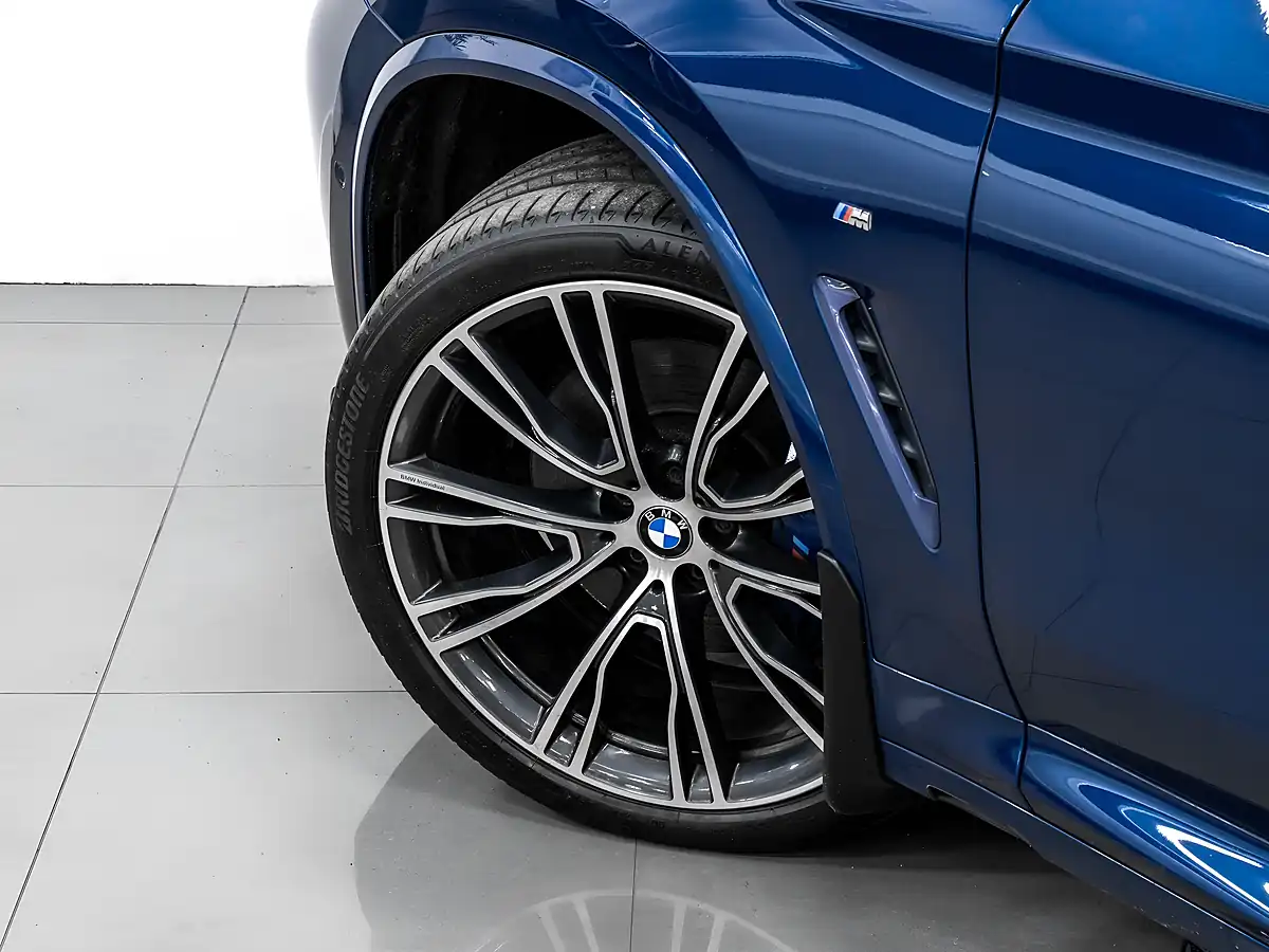 Used 2018 BMW X3 M Sport Blue - Interior and Exterior details 14