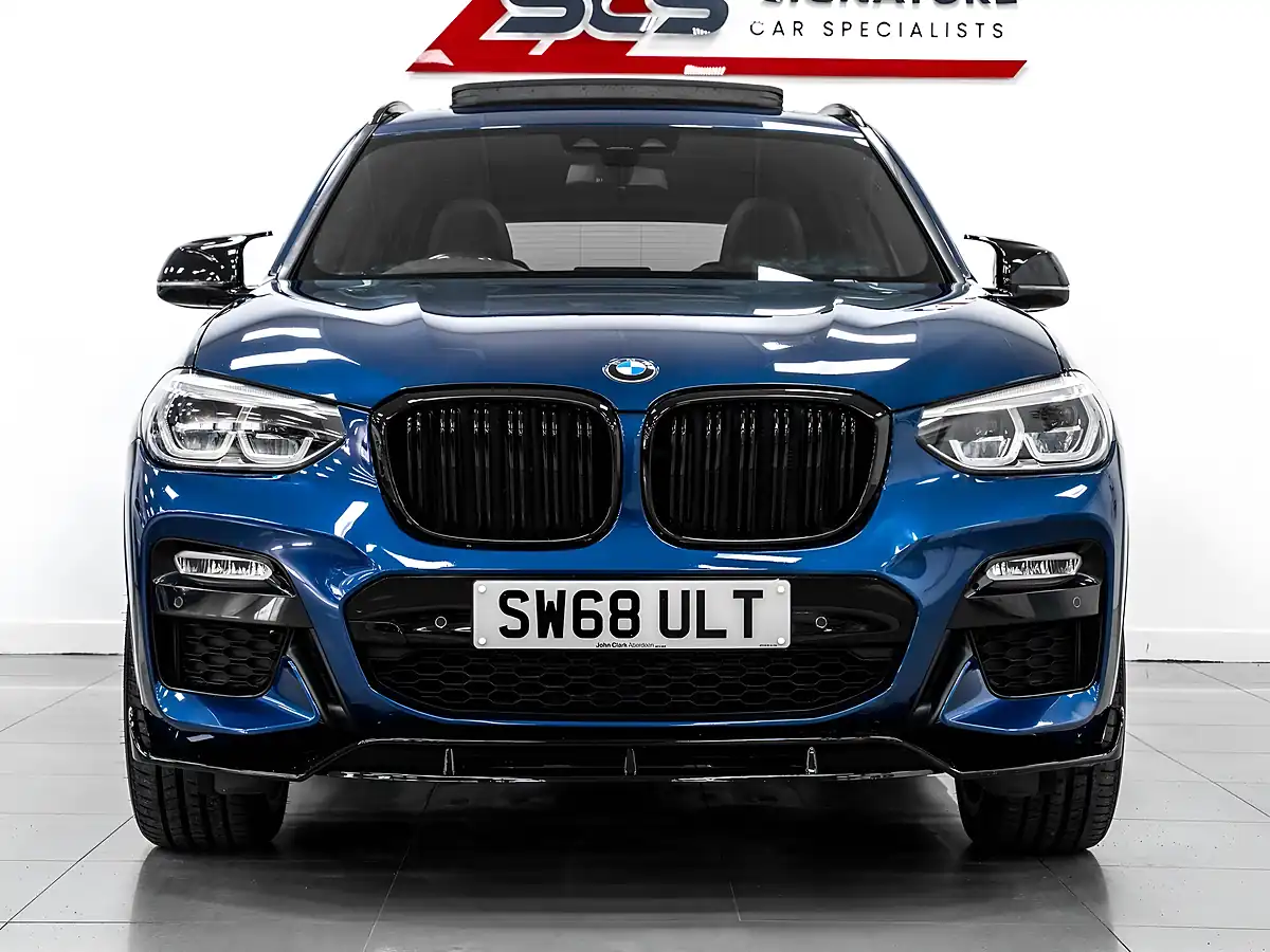 Used 2018 BMW X3 M Sport Blue - Interior and Exterior details 6