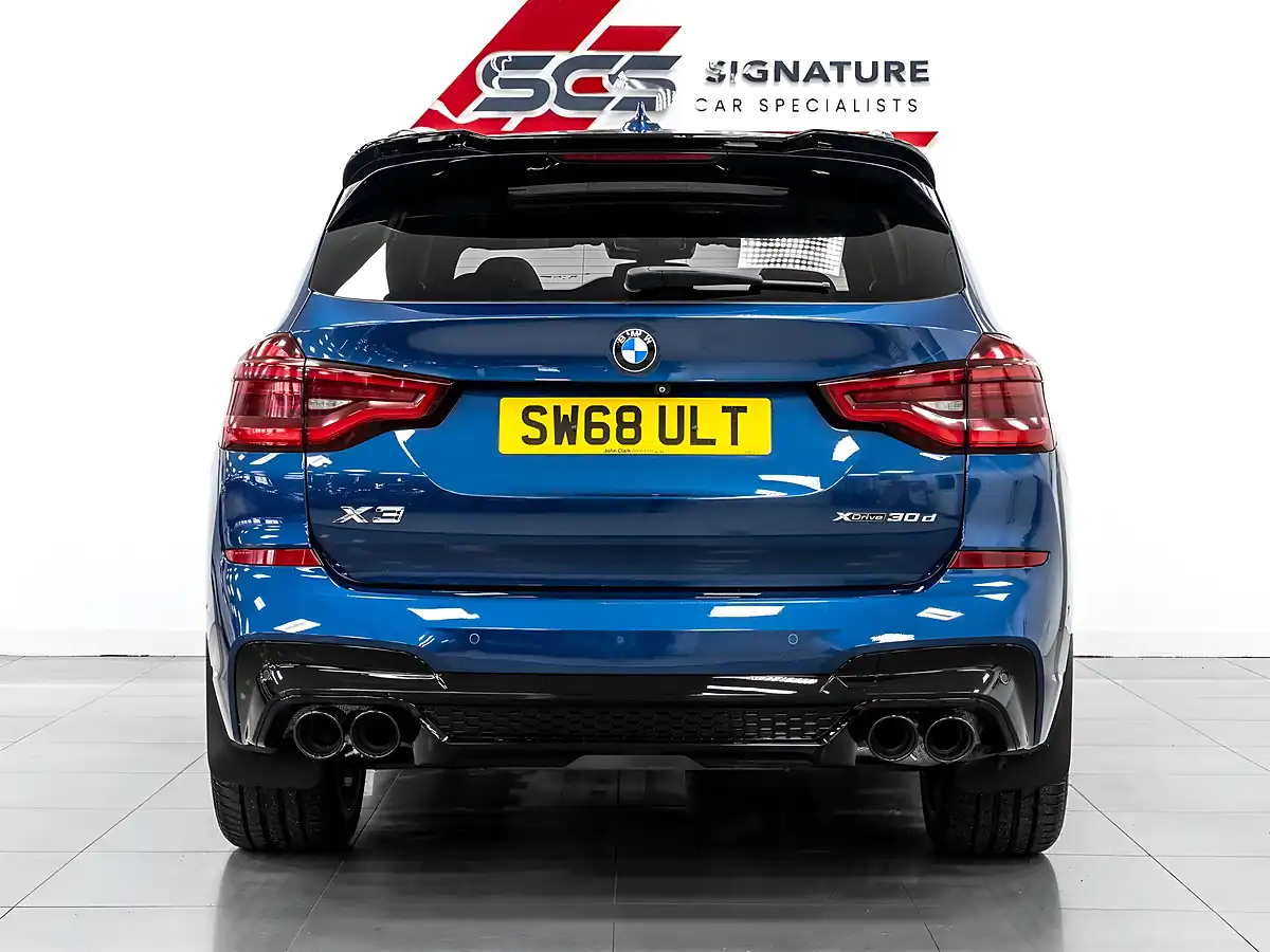 Used 2018 BMW X3 M Sport Blue - Interior and Exterior details 7
