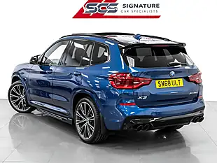 Used 2018 BMW X3 M Sport Blue - Interior and Exterior details 9