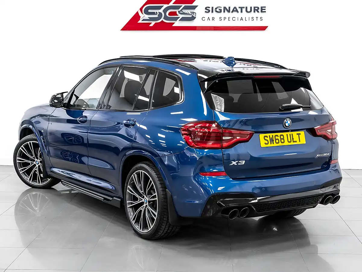 Used 2018 BMW X3 M Sport Blue - Interior and Exterior details 9