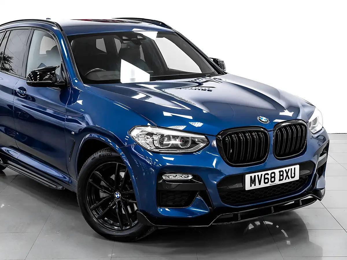 Used 2018 BMW X3 M Sport Blue - Interior and Exterior details 10