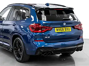 Used 2018 BMW X3 M Sport Blue - Interior and Exterior details 11
