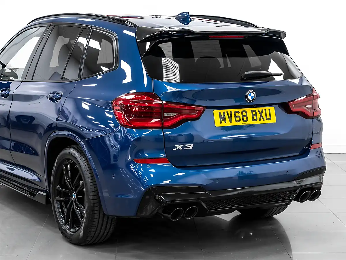 Used 2018 BMW X3 M Sport Blue - Interior and Exterior details 11