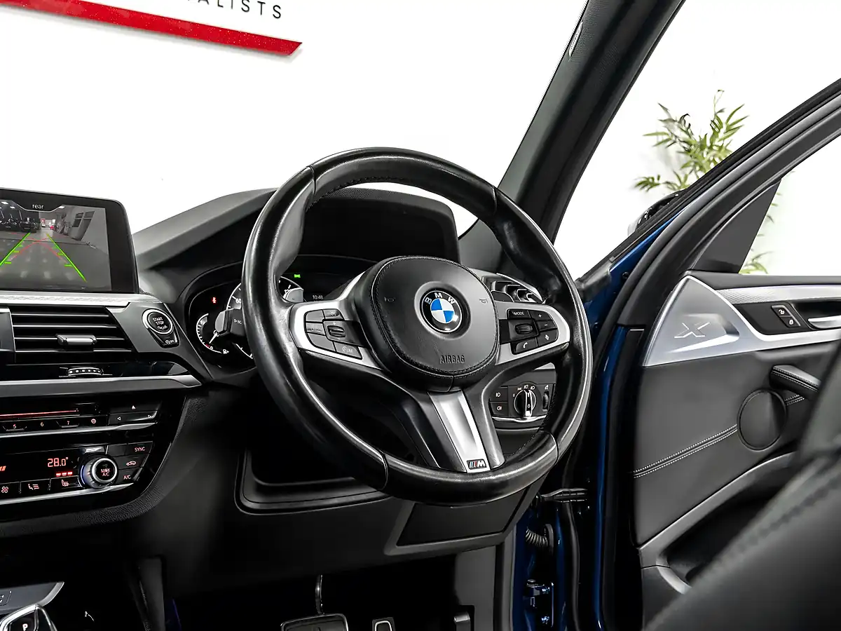 Used 2018 BMW X3 M Sport Blue - Interior and Exterior details 20
