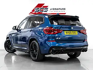 Used 2018 BMW X3 M Sport Blue - Interior and Exterior details 4