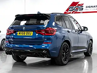 Used 2018 BMW X3 M Sport Blue - Interior and Exterior details 5