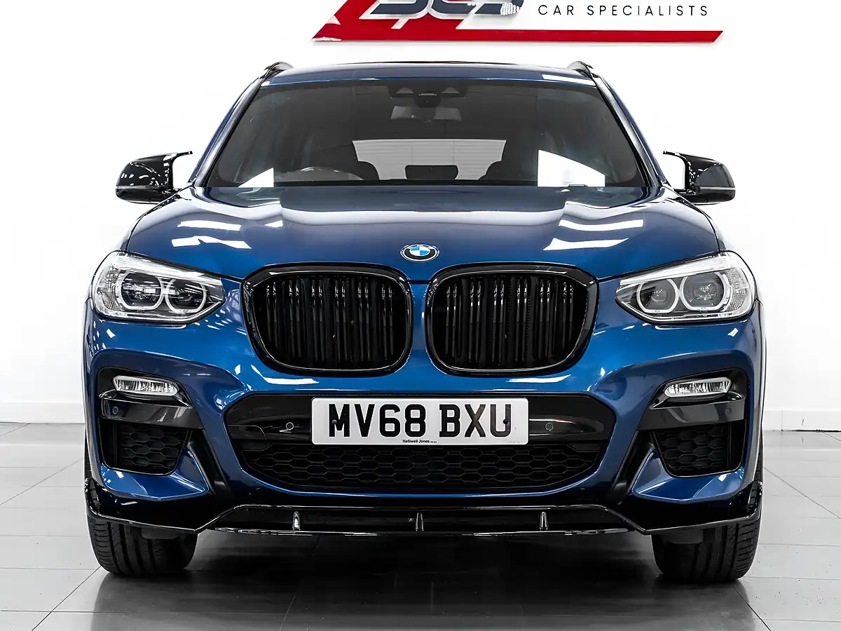 Used 2018 BMW X3 M Sport Blue - Interior and Exterior details 6