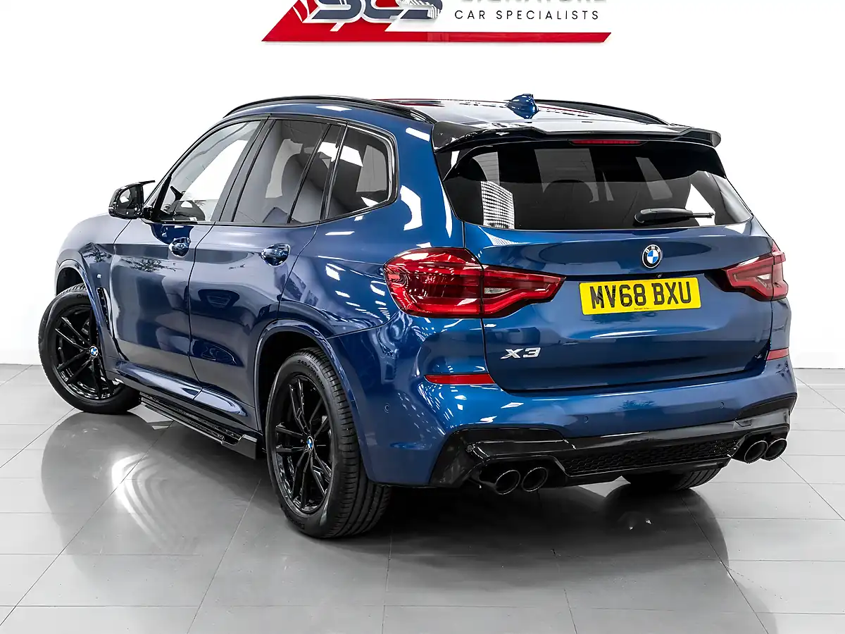 Used 2018 BMW X3 M Sport Blue - Interior and Exterior details 9