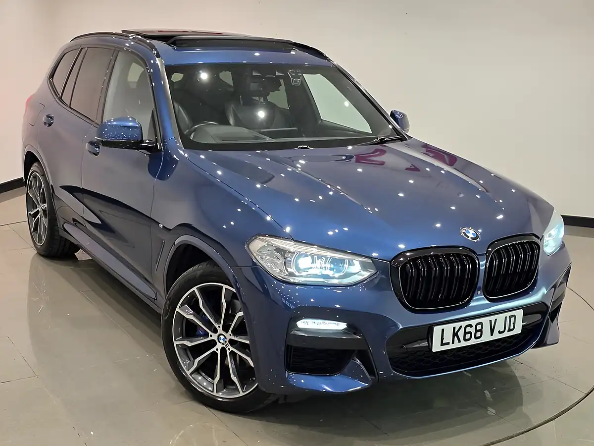 Used 2018 BMW X3 M Sport Blue - Interior and Exterior details 14